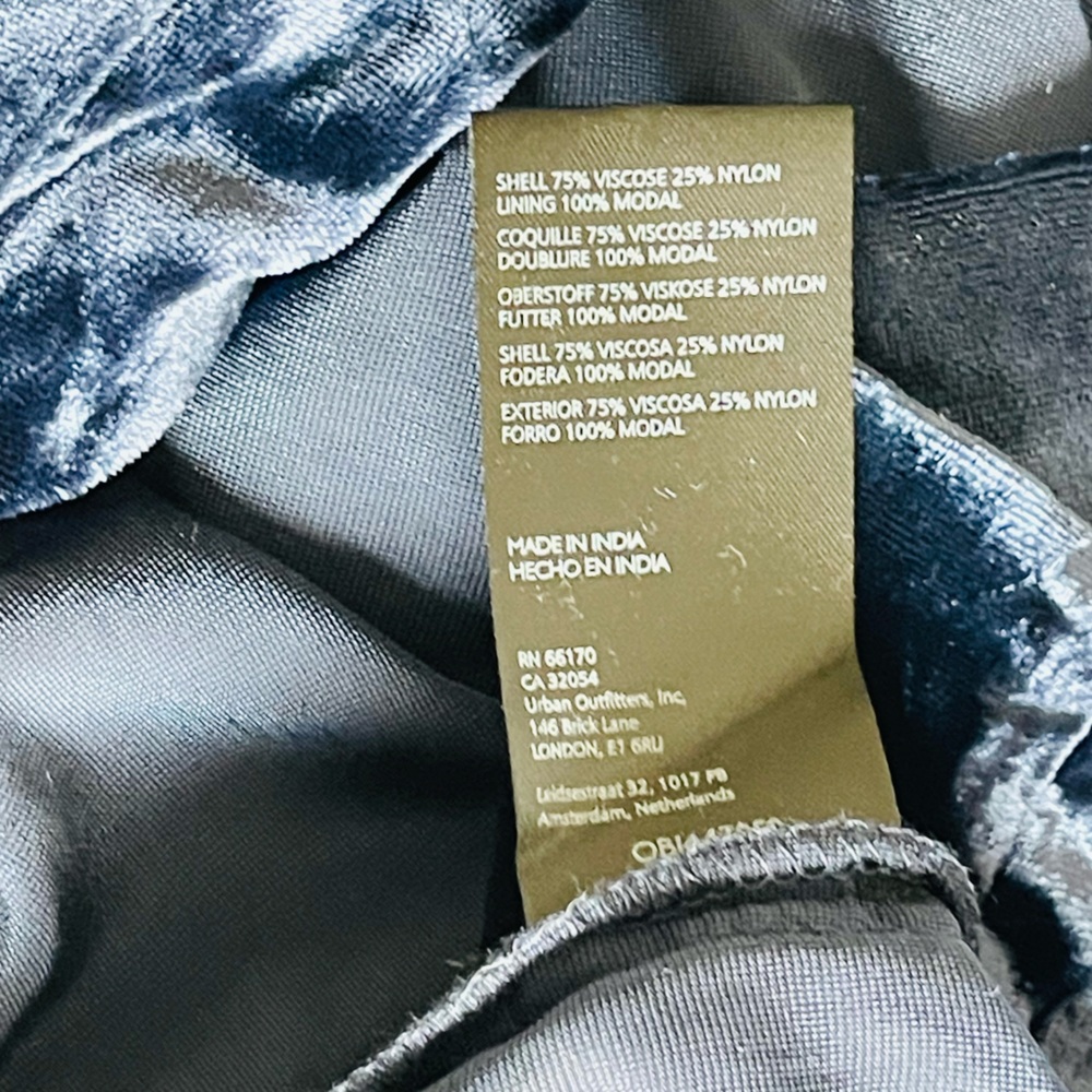 Anthropologie The Somerset Maxi Dress Velvet Edition Navy - Picture 15 of 15